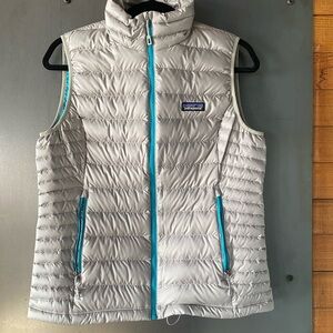 Patagonia Women's Drifter Grey Down Vest NWT